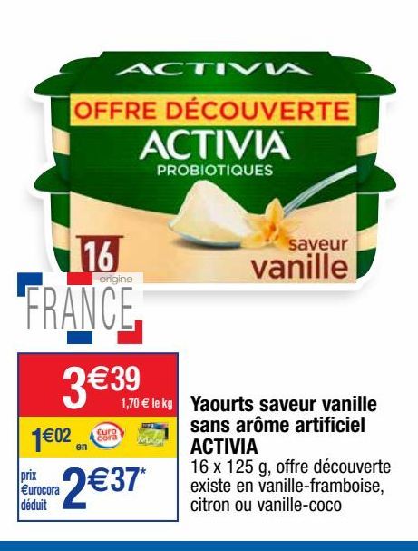 yaourt Activia