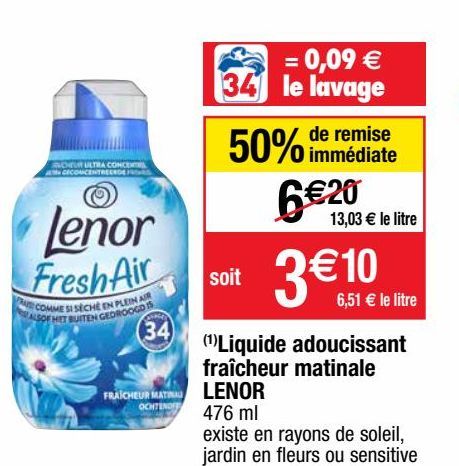 adoucissant Lenor