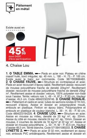 chaise 