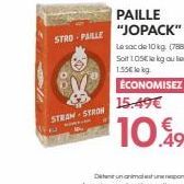 STRO-PAILLE  STRAM-STROH 