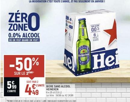 bière sans alcool Heineken