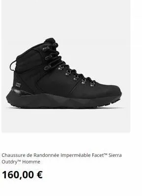 chaussure de randonnée imperméable facet™ sierra outdry™ homme  160,00 €  