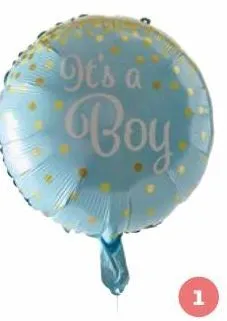 ballon foil "it's a boy