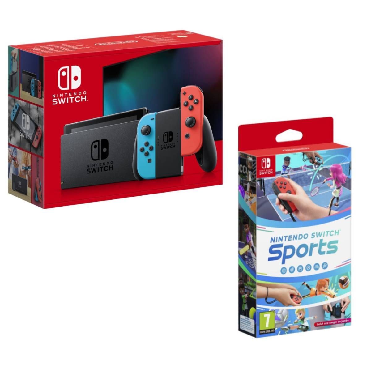 LA CONSOLE SWITCH + LE JEU SWITCH SPORTS