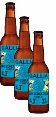 bière gallia ipa sans concession