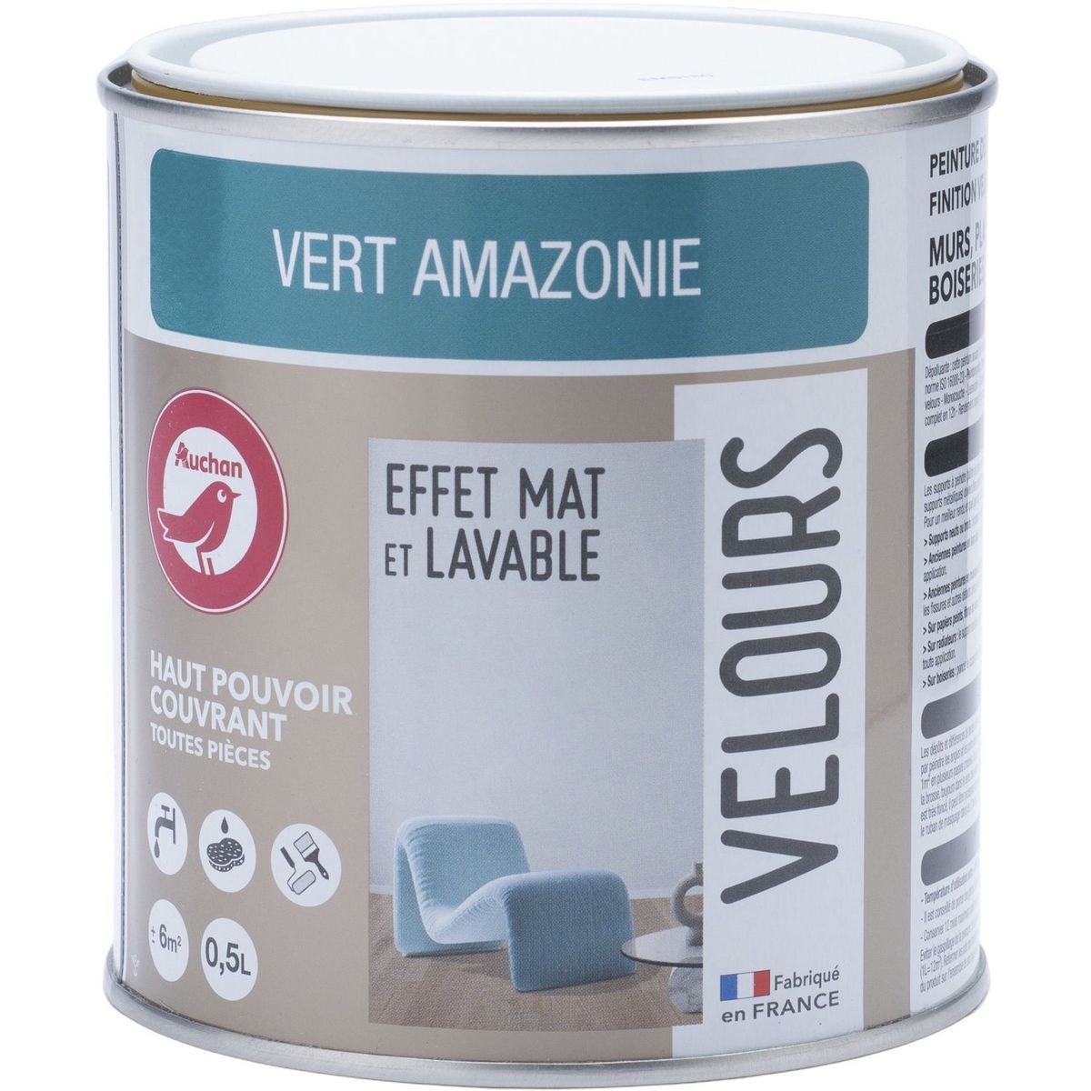 SUR LES PEINTURES VELOURS AUCHAN 