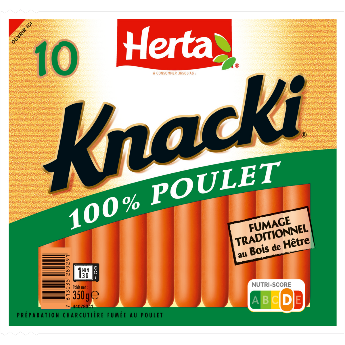 KNACKI AU POULET HERTA