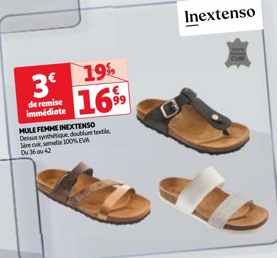 MULE FEMME INEXTENSO