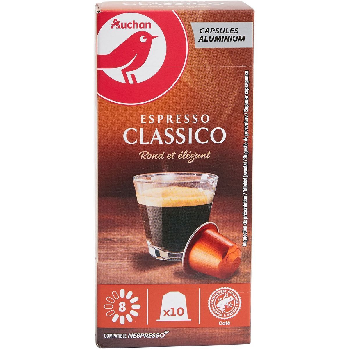 CAFÉ CAPSULE ESPRESSO AUCHAN