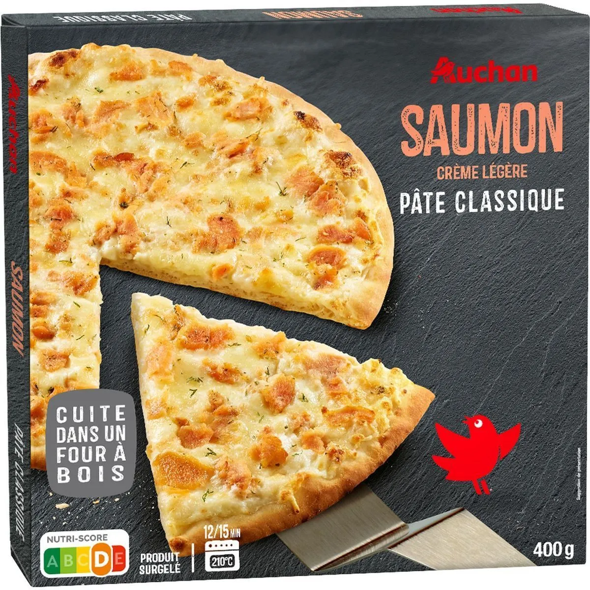 pizza saumon surgelée auchan