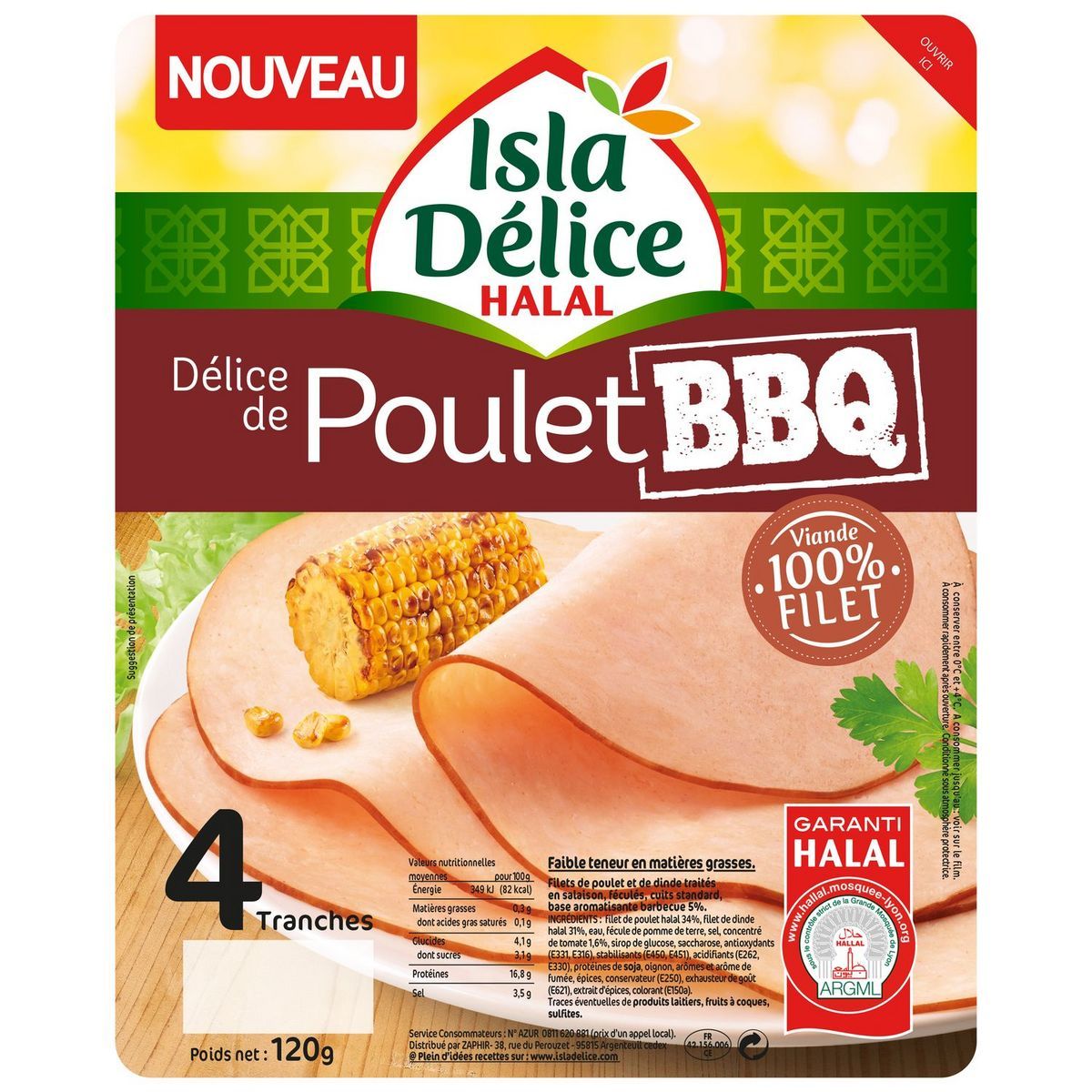 DÉLICE DE POULET GOÛT BARBECUE