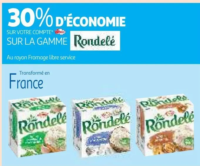 sur la gamme rondelé