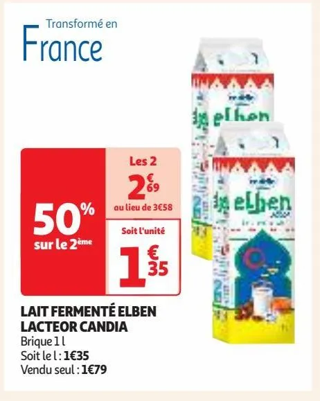 lait fermenté elben lacteor candia