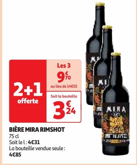 BIÈRE MIRA RIMSHOT