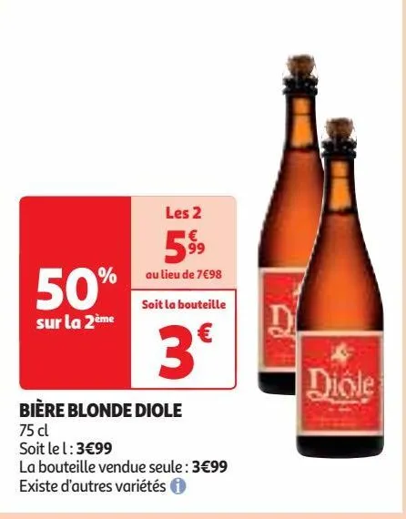 bière blonde diole