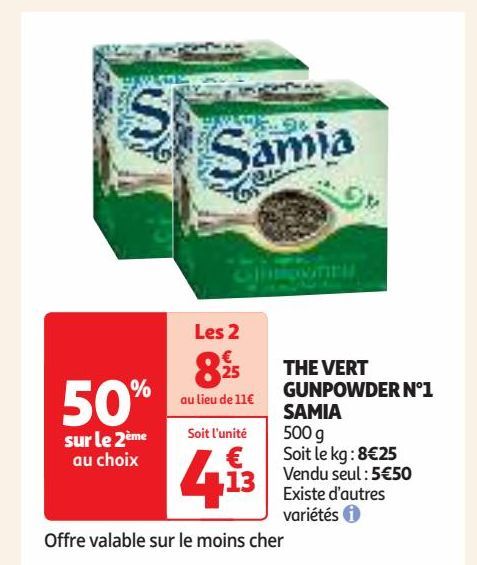 THE VERT GUNPOWDER N°1 SAMIA