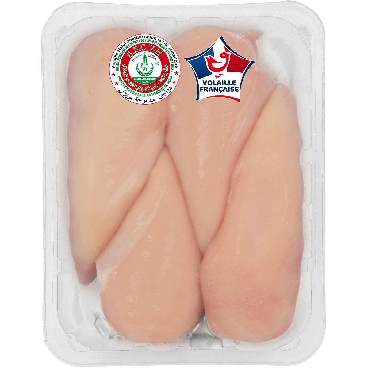 FILETS DE POULET BLANCS HALAL DUC