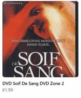 des crimes dune monstruosill jamais égalée.  desoif sang  dvd soif de sang dvd zone 2 €1.99 