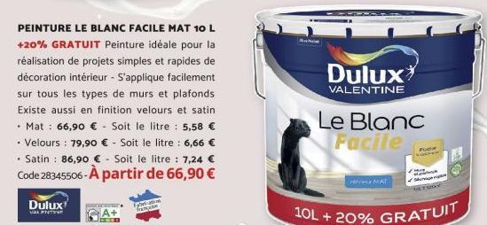 blanc Dulux