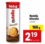 biscuits nutella