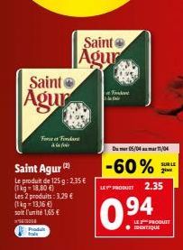 fondant Saint Agur