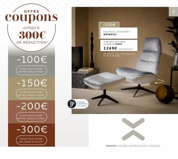 fauteuil pivotant 