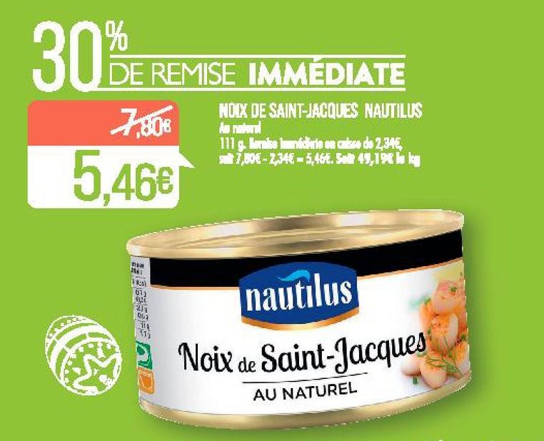 Noix de Saint Jacques Nautilus