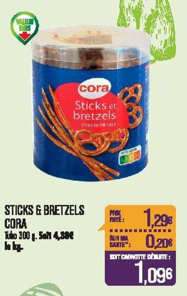 Sticks & bretzels Cora
