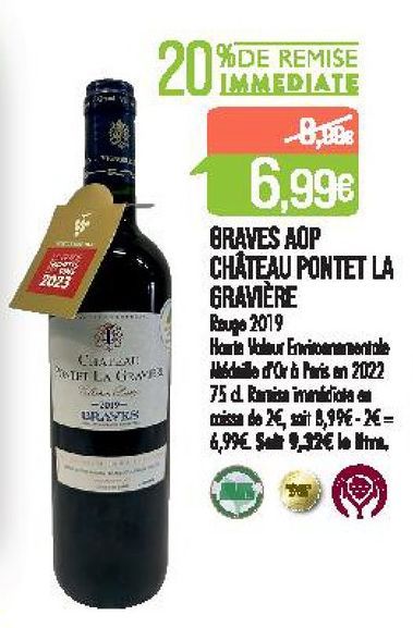 Graves AOP Château Pontet La Gravière