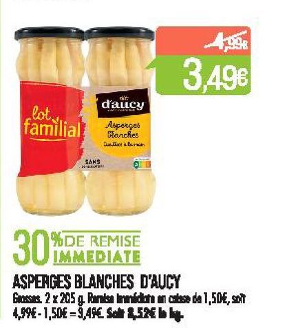 Asperges blanches D'aucy