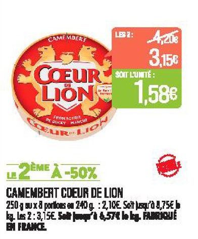 Camembert Coeur de Lion