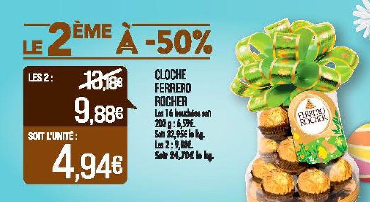 Cloche Ferrero Rocher