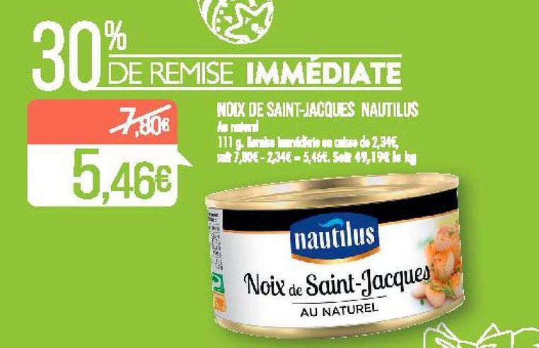 Noix de Saint Jacques Nautilus