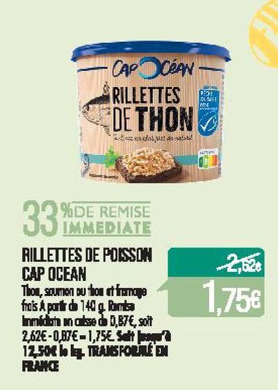 Rillette de Poisson Cap Ocean