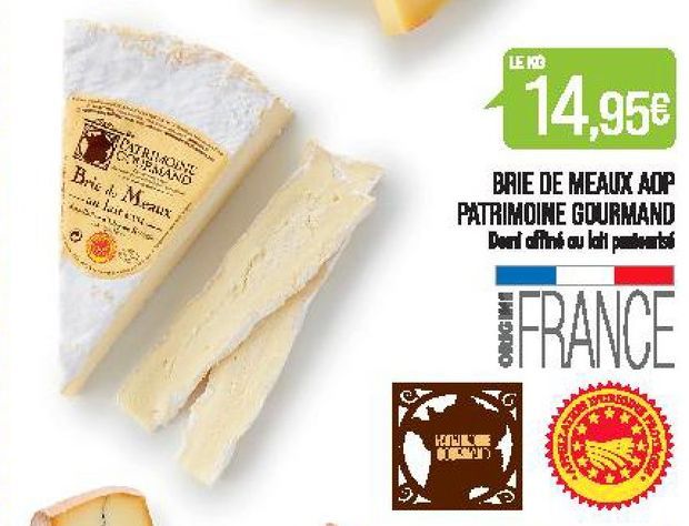 Brie de Meaux AOP Patrimoine Gourmand