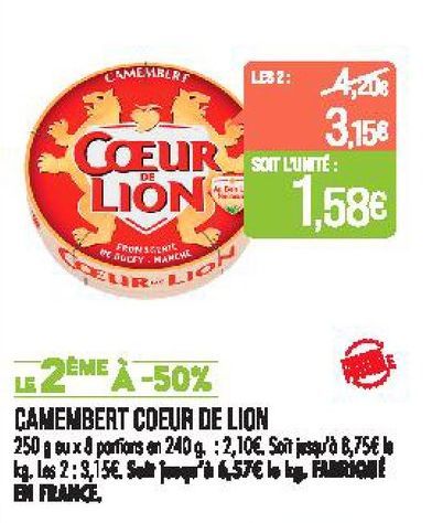 Camembert Coeur de Lion