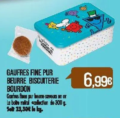 gaufres fine pur beurre biscuiterie bourdon