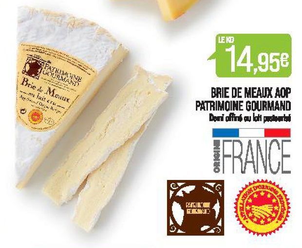 Brie de Meaux AOP Patrimoine Gourmand
