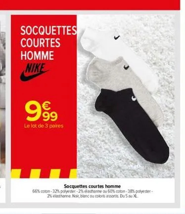 socquettes nike