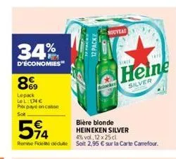 bière blonde heineken