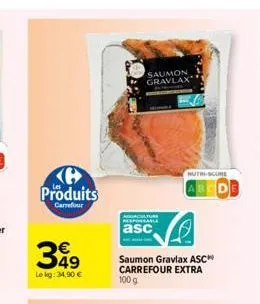 saumon carrefour