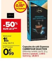 capsules de café carrefour