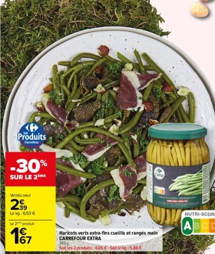 haricots verts Carrefour