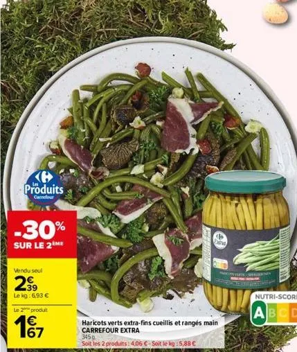 haricots verts carrefour