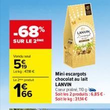 chocolat au lait Lanvin