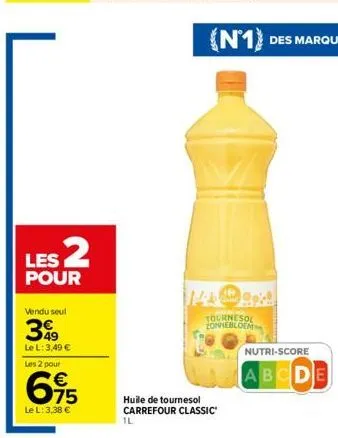 huile de tournesol carrefour