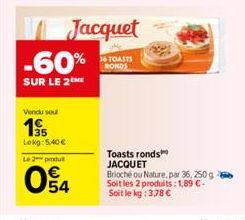 toasts Jacquet