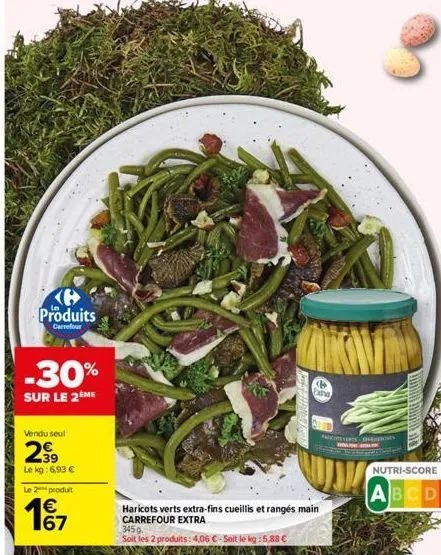 haricots verts carrefour