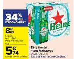 bière blonde heineken