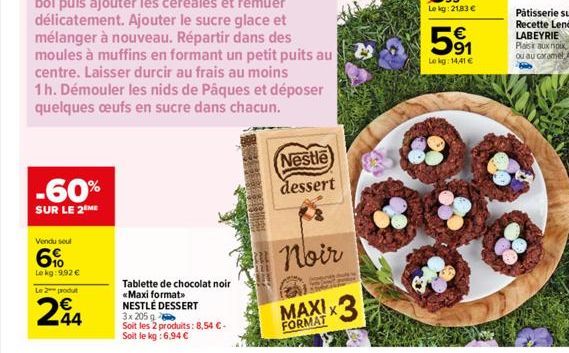 chocolat noir Nestlé